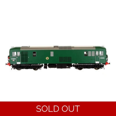 DAPOL 4D-006-014S OO Gauge CLASS 73 Electro Diesel E6002 BR Green NYP DCC Sound Fitted